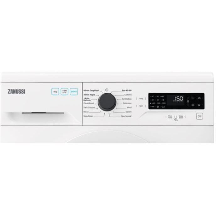 Zanussi ZWF845B4PW 8kg 1400 Spin Washing Machine - White